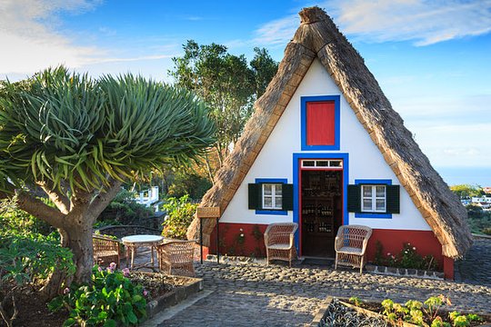 Visit Santana Village with its traditional thatched houses
