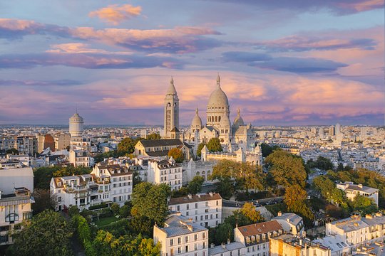 Watch the sunset from Montmartre