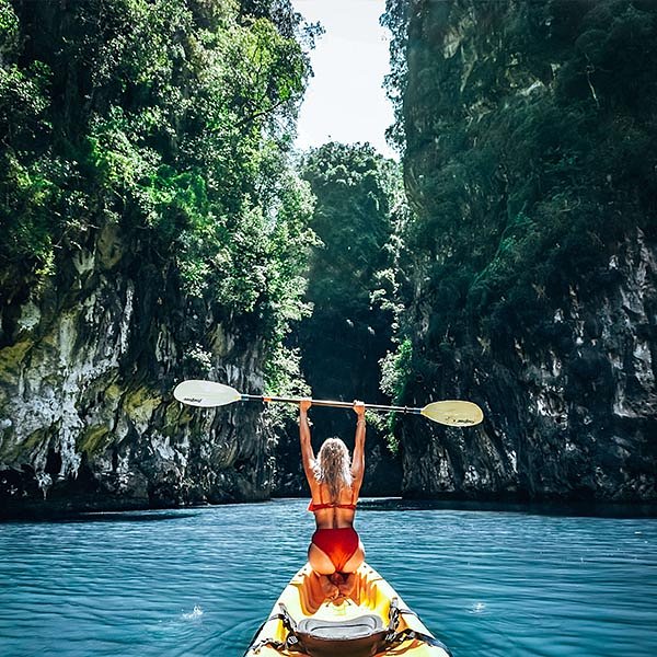 Kayaking through mangrove forests_thailand tours
