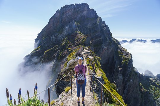 Enjoy a cliffside walk in Madeira 