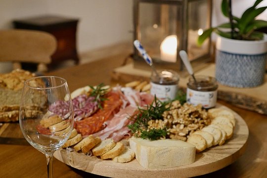 A gourmet dinner with local winemaker