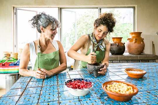Indulge in a six-course cooking class with wine pairings in the rolling hills of DiamAndes 