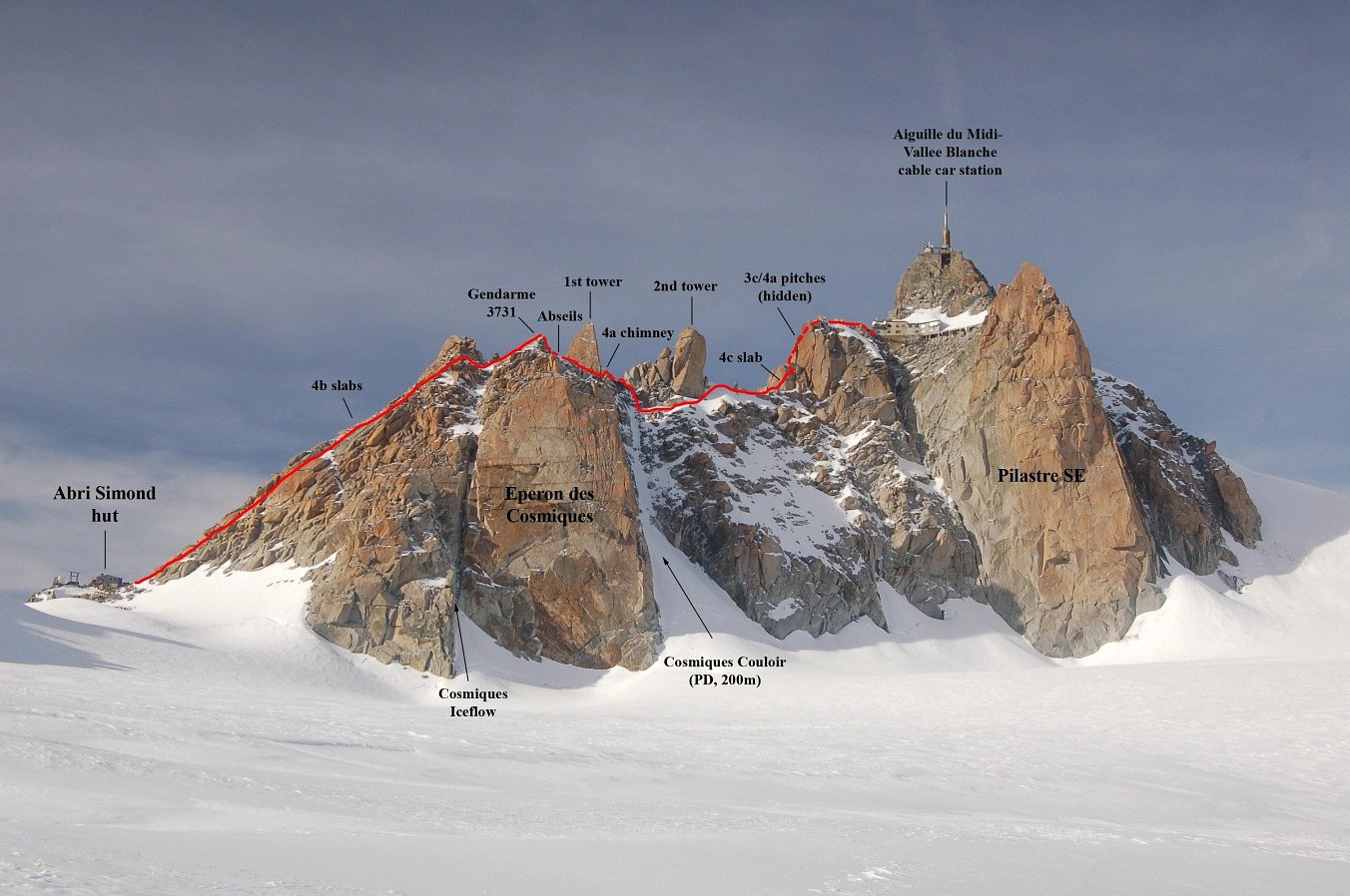 Arête des Cosmiques