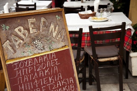 Indulge in a walking food tour of Central Athens