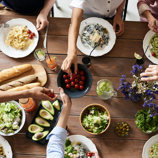 lunches + dinners at village restaurant