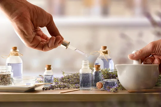 Craft your own scent under the guidance of a French perfumer