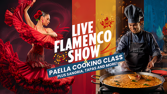Rhythm & Taste:  Paella Cooking Class & LIVE Flamenco Show (14:00 to 18:30)