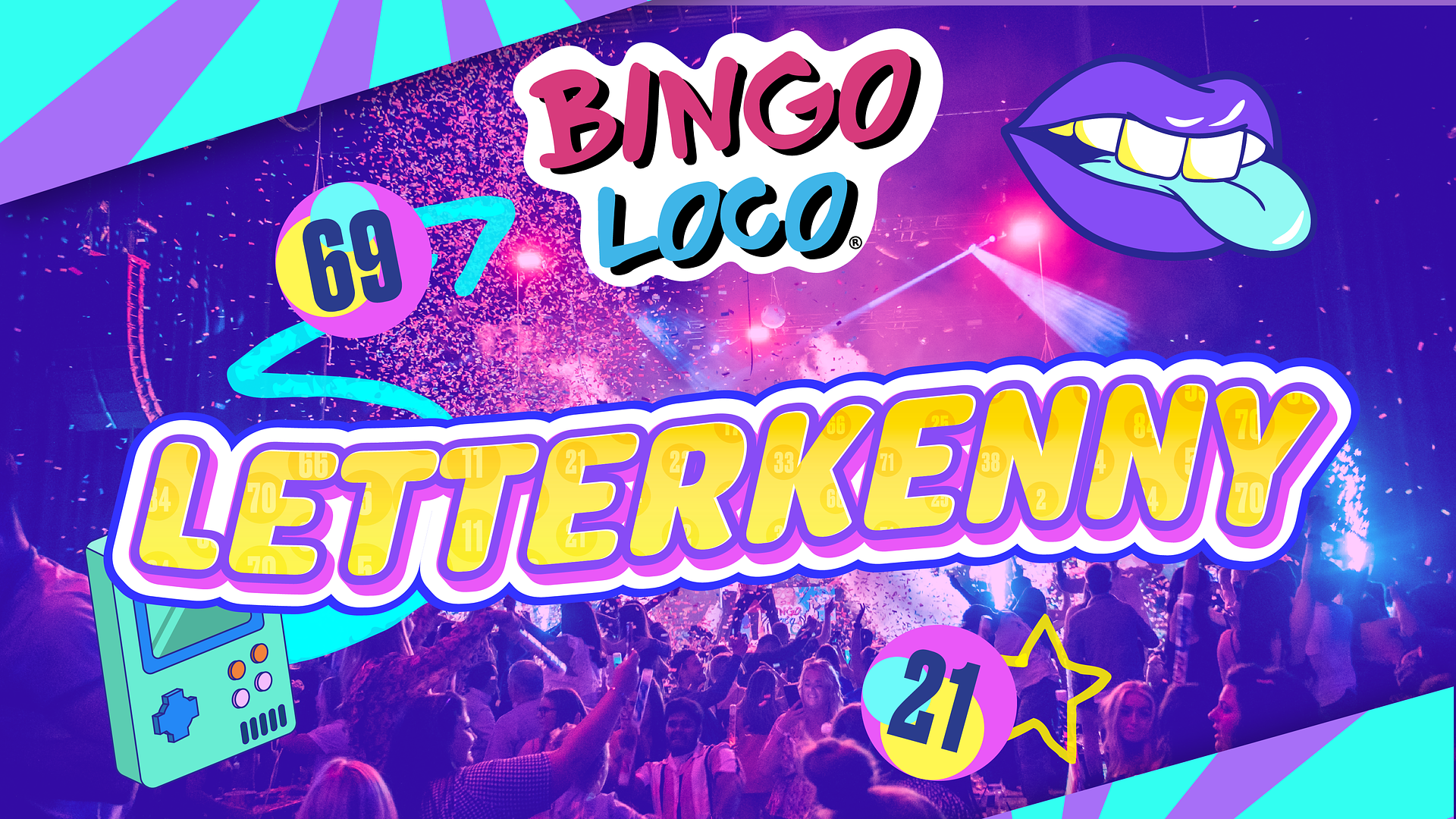 artwork for bingo loco show in killarney
