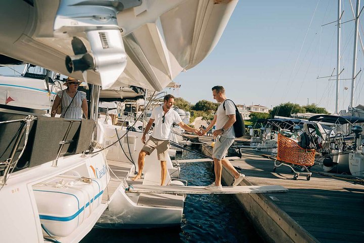 SardiniaBoardingtheBoat