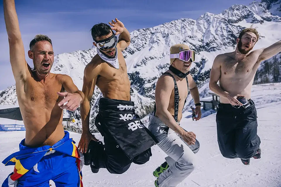 Ski Yoga Spritz - SurfYogaBeer trip in Chamonix, France