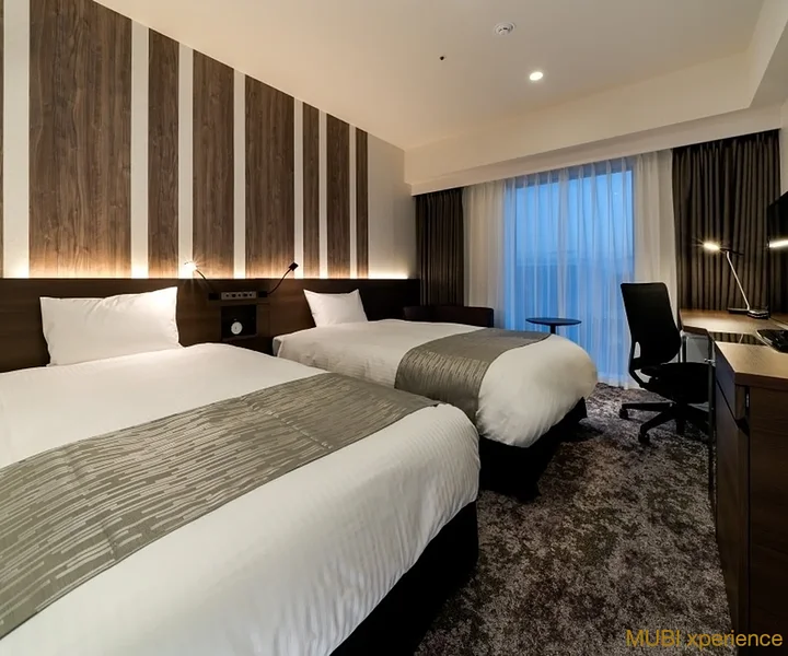 1 lit en Chambre twin - Hôtel Daiwa Roynet - Aomori - 30.31 janvier