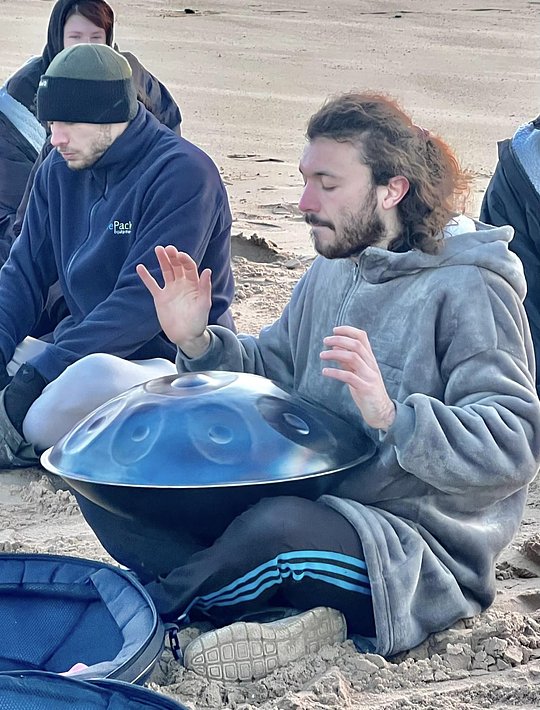 6AM Breathwork and meditation with Sam around the fire