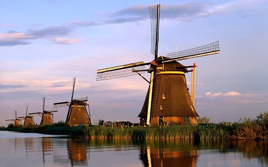 Visit the charming UNESCO village Kinderdijk, chock full of windmills