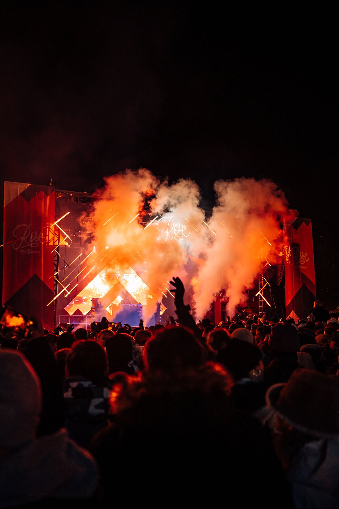 Music stage at Rise