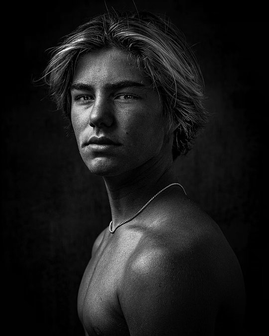Black and White Surf Photo Session