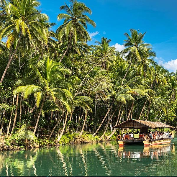 Riverboat cruise through Bohol_philippines islands