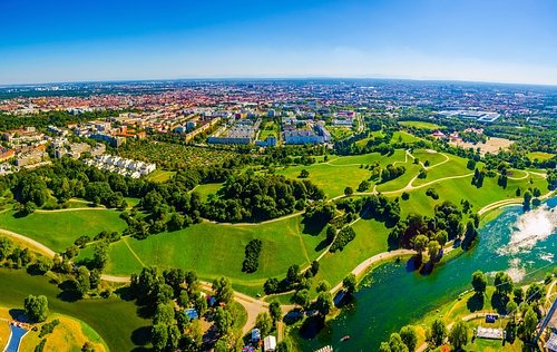  Recorrido por los jardines de Munich en bici 