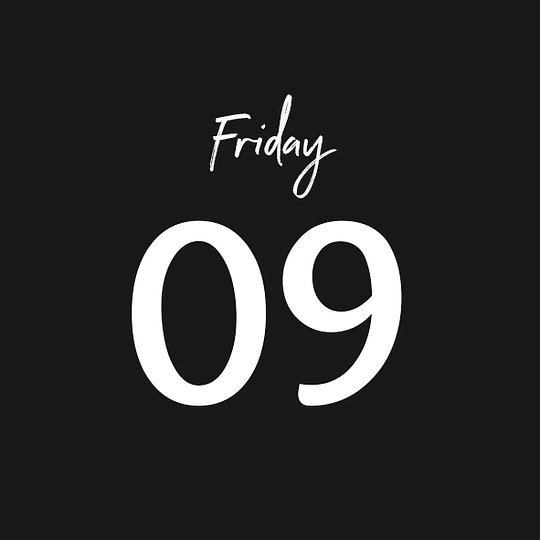 FRIDAY 09/05/2025