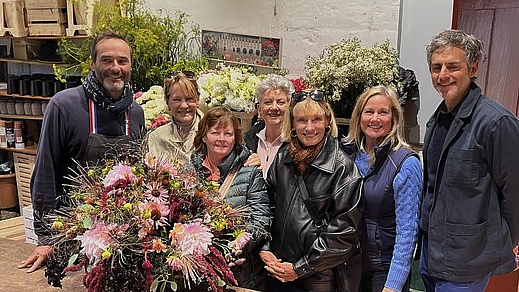 Take a flower arranging class with a famous florist at Chenonceau
