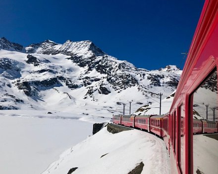 Mountains & Train