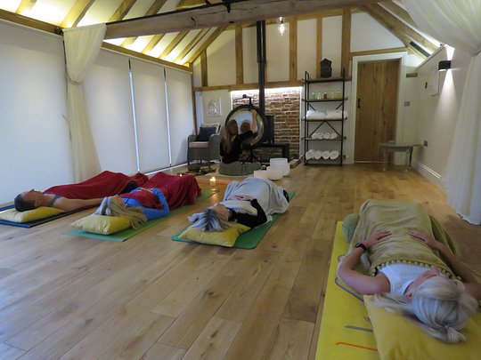 30-minute Yoga Nidra leading into a 90-minute sound bath experience