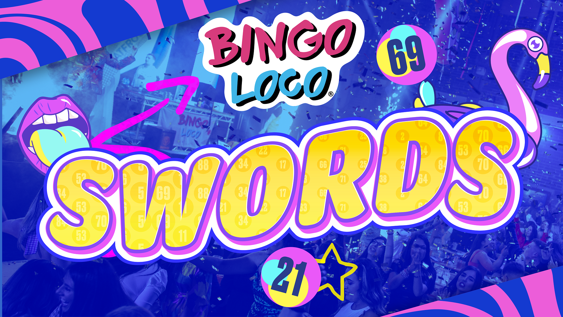 artwork for bingo loco show in dublin
