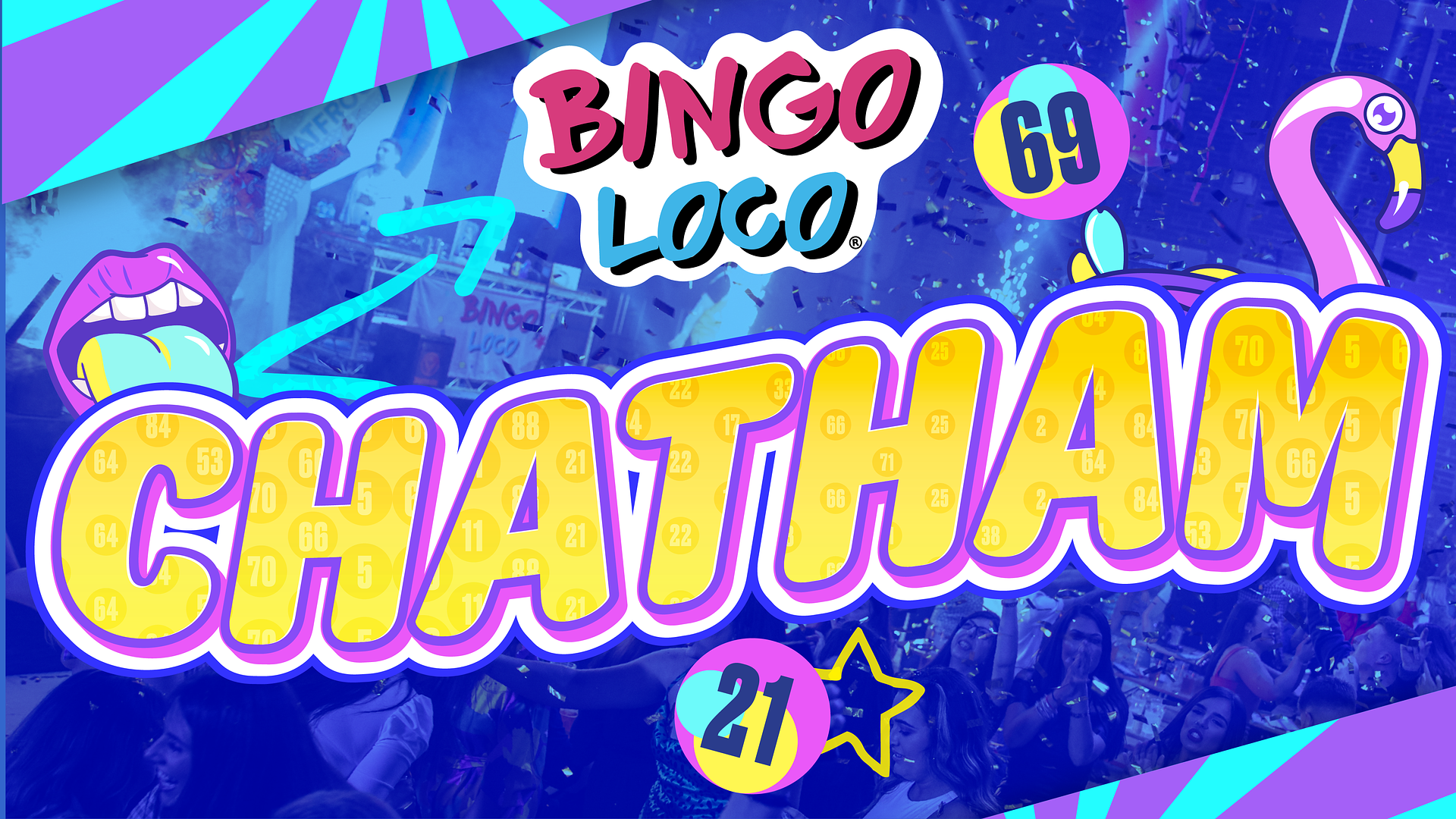 artwork for bingo loco show in buckley