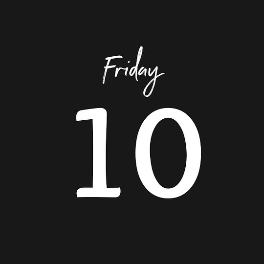 FRIDAY 10/10/2025