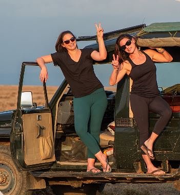 Kat + Laura, Wildlife Conservationists + RYTs, Yoga for the Wild 