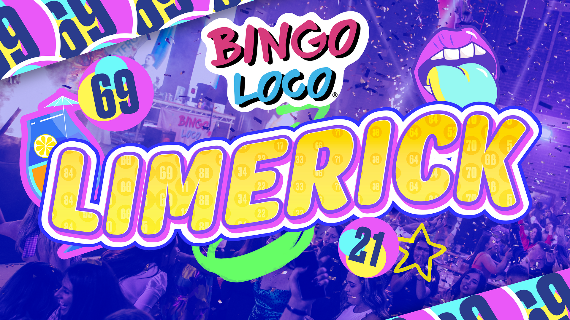 artwork for bingo loco show in limerick