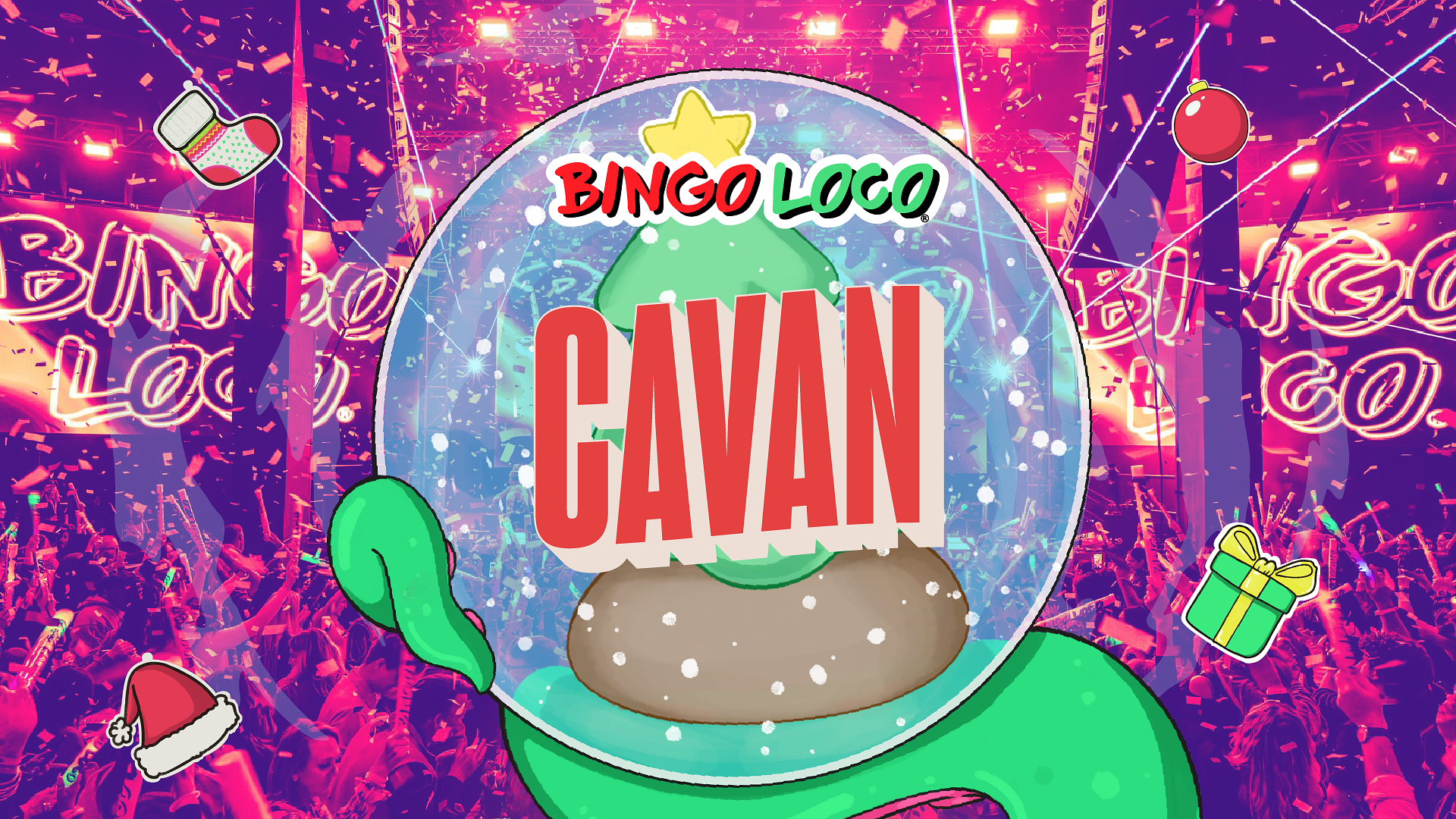artwork for bingo loco show in cavan