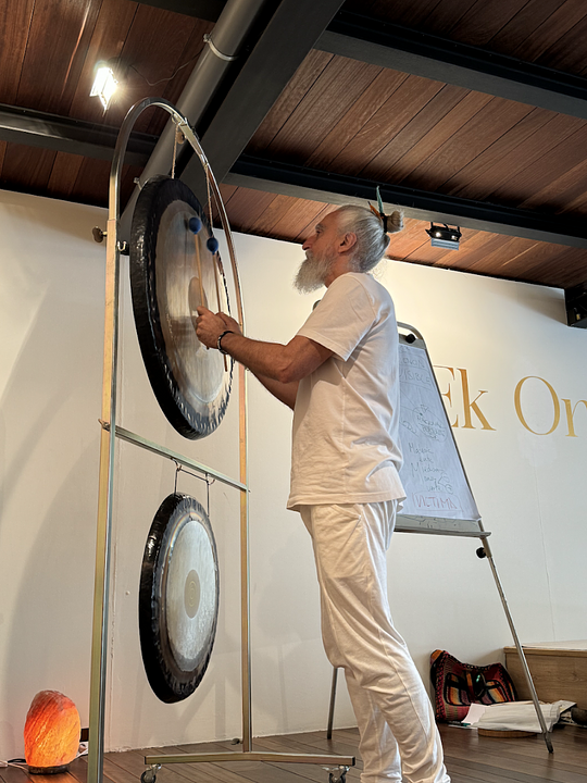 La estructura de un baño de Gong