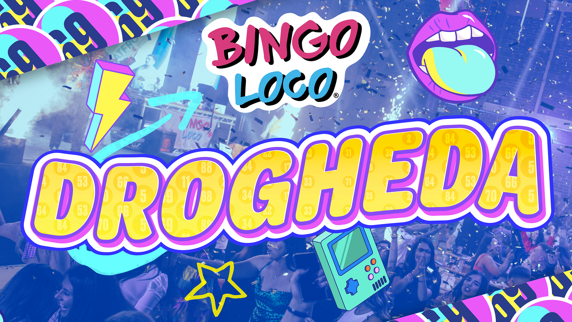 artwork for bingo loco show in drogheda