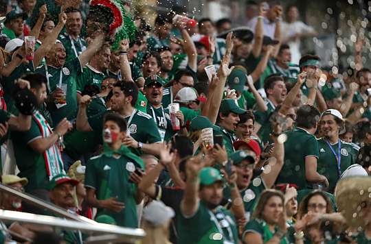 Ambiente futbolero en Mexico