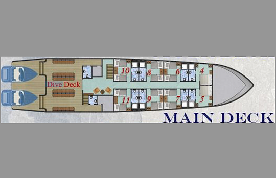Main (Dive) Deck - Floor 2