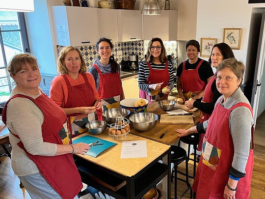 Create a delicious organic lunch with a Loire Valley chef