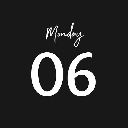 MONDAY 06/10/2025
