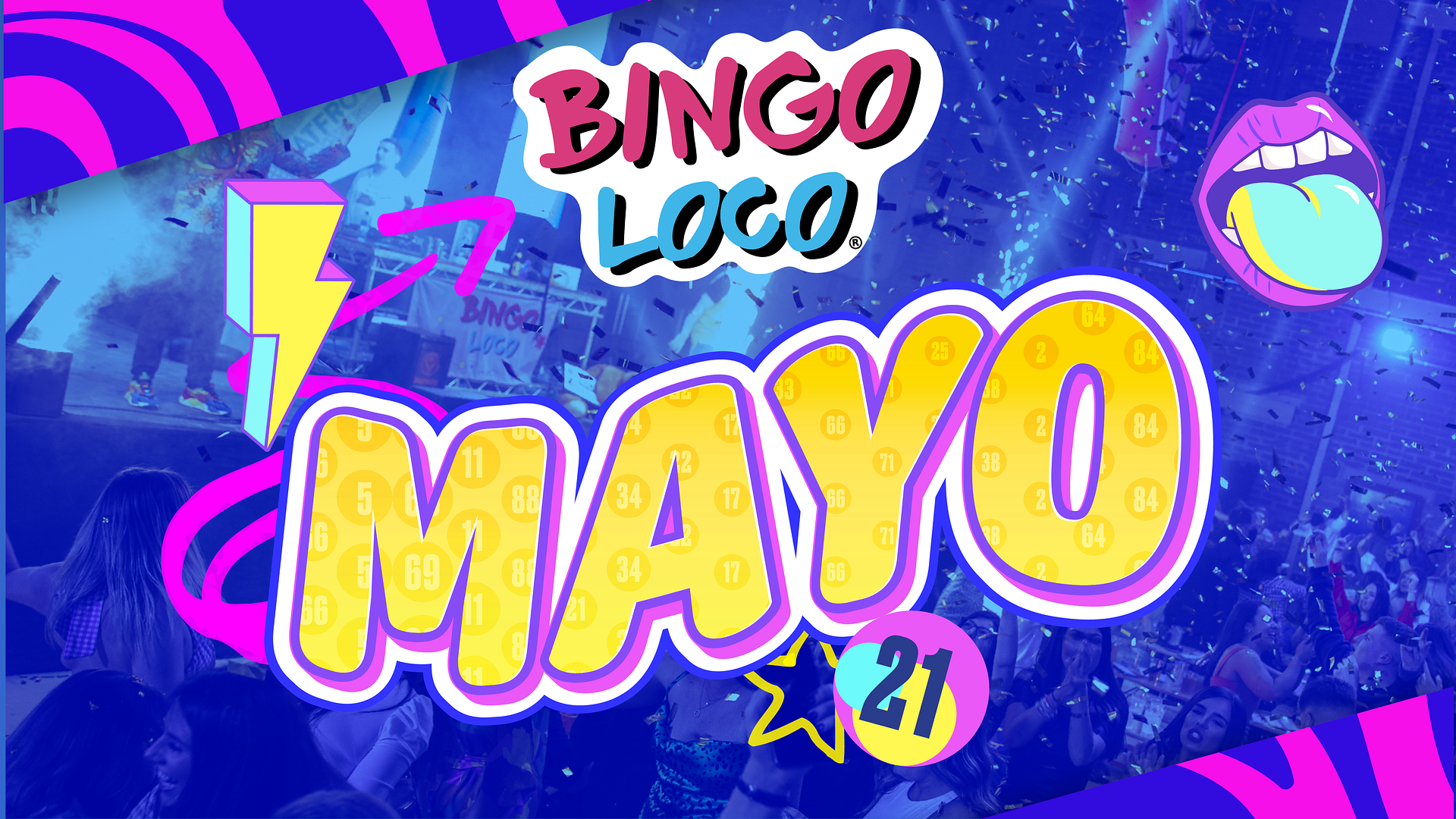 artwork for bingo loco show in mayo