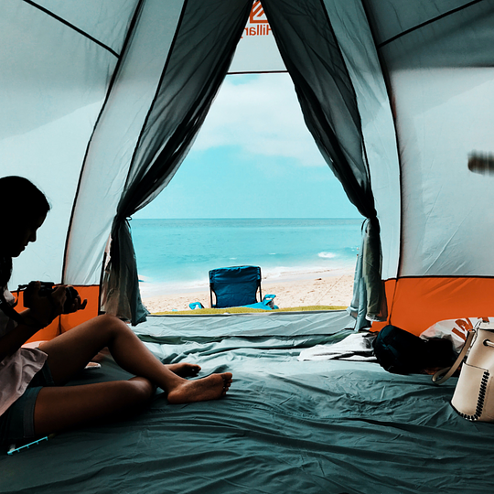 Remote Beach Camping