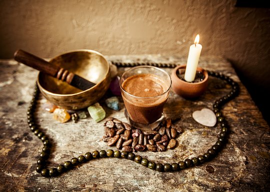 Take part in a cacao ceremony and make your own Malas