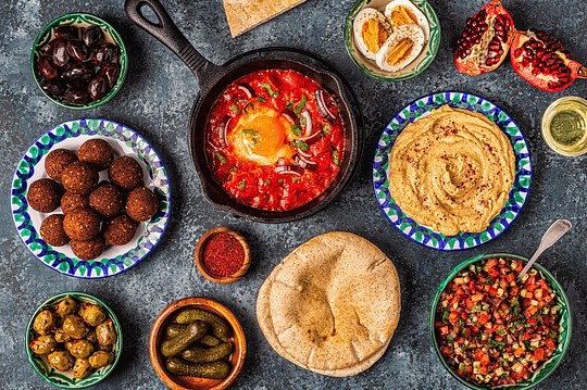 Gastronomía y curso de cocina jordana