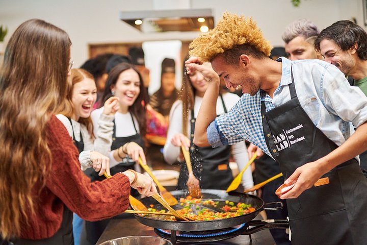 Barcelona Ultimate Paella Cooking Class with Tapas and Sangria Workshop 