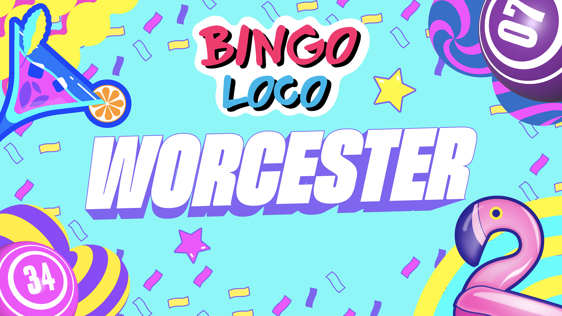 artwork for bingo loco show in worcester