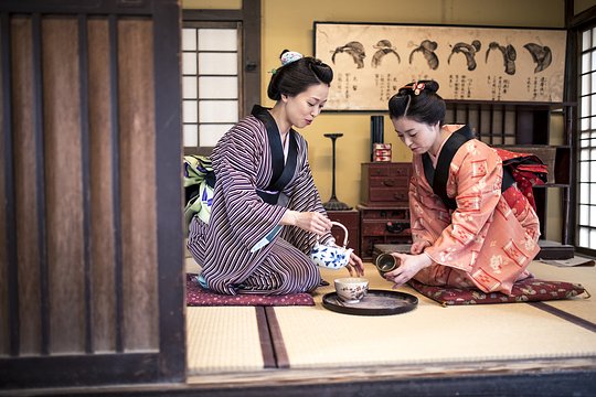 Drink tea at a 200 year old tea house