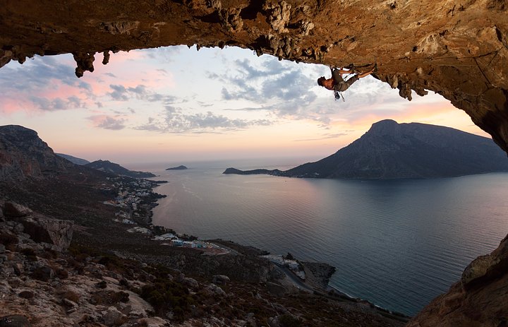 silhouetteofarockclimberatsunsetkalymnosi20220202050517utc