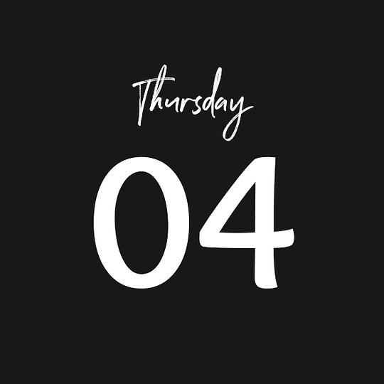 THURSDAY 04/09/2025