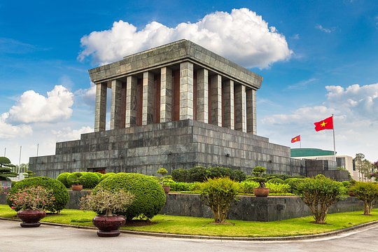 Take a walking tour of Hanoi including Ho Chi Minh’s Mausoleum and the Presidential Palace