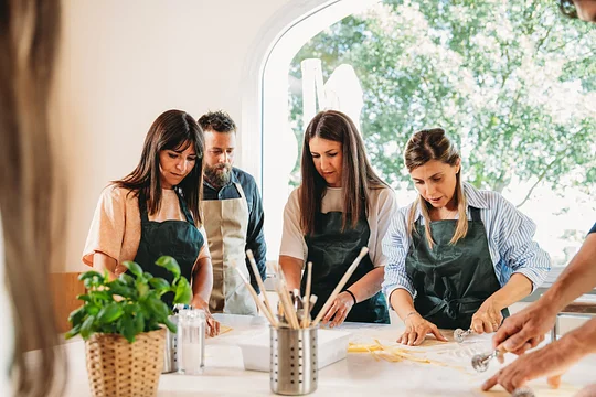 Learn to make authentic Italian pasta in a private villa