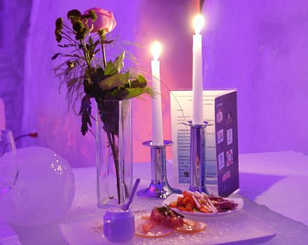 Dine in the Ice Restaurant
