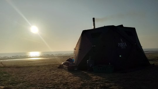 Cayton Bay Beach Sauna